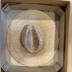 Lack of Color Palma Wide Fedora L-XL / Straw Natural